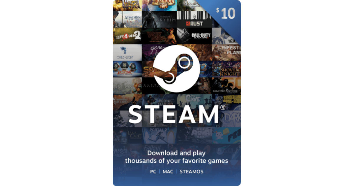 Steam Gift Card 10
